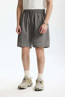 Quick-Dry Drawstring Utility Shorts - Glacier Gray