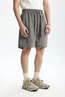 Quick-Dry Drawstring Utility Shorts - Glacier Gray