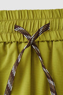 Quick-Dry Drawstring Utility Shorts - Green