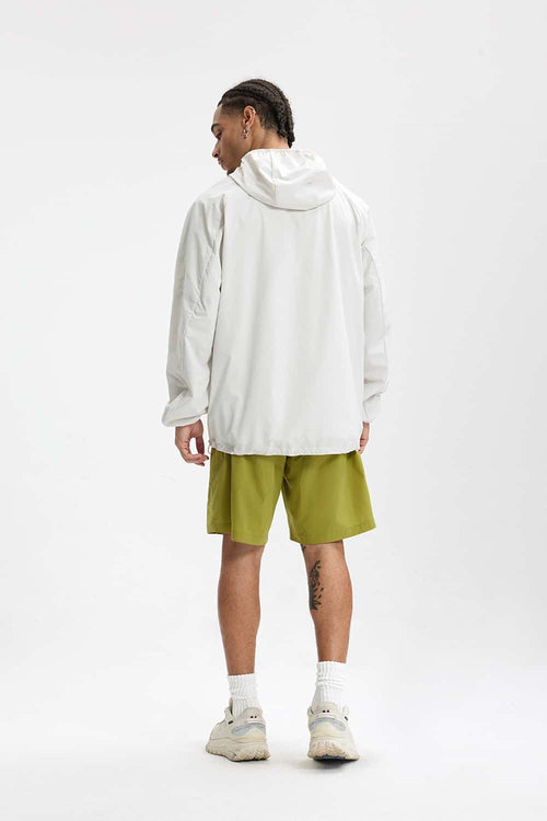 Quick-Dry Drawstring Utility Shorts - Green