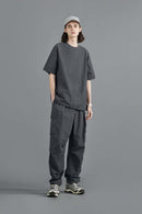 Nylon Loose Fit Short Sleeve Tee - Wilderness Gray