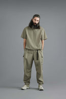 Tapered Utility Cargo Pants - Trunk Brown
