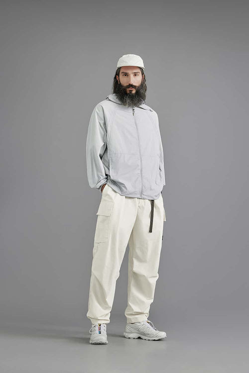Tapered Utility Cargo Pants - White