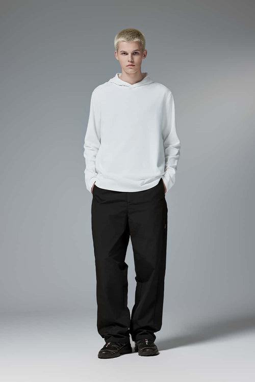 Minimal Relaxed Nylon Pants - Black