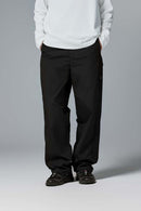 Minimal Relaxed Nylon Pants - Black