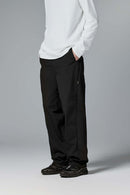 Minimal Relaxed Nylon Pants - Black
