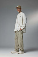 Minimal Relaxed Nylon Pants - Trunk Brown