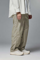 Minimal Relaxed Nylon Pants - Trunk Brown