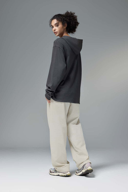 Minimal Relaxed Nylon Pants - White