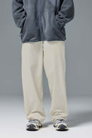 Minimal Relaxed Nylon Pants - White