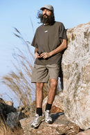 Utility Pocket Nylon Shorts - Trunk Brown