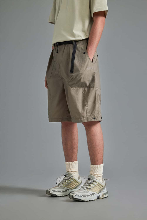 Utility Pocket Nylon Shorts - Trunk Brown