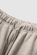 Fleece Straight-Leg Sweatpants - Heather Gray
