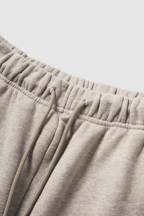Fleece Straight-Leg Sweatpants - Heather Gray