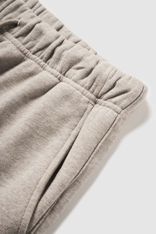 Fleece Straight-Leg Sweatpants - Heather Gray