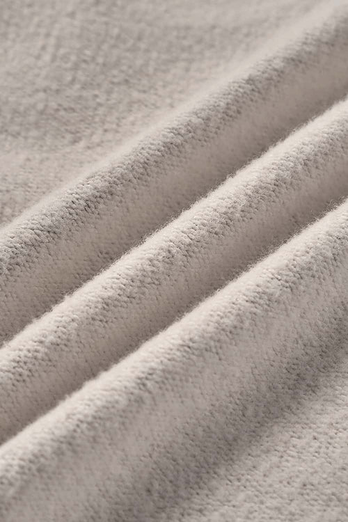 Fleece Straight-Leg Sweatpants - Heather Gray