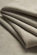 Fleece Polo Collar Sweatshirt - Heather Gray