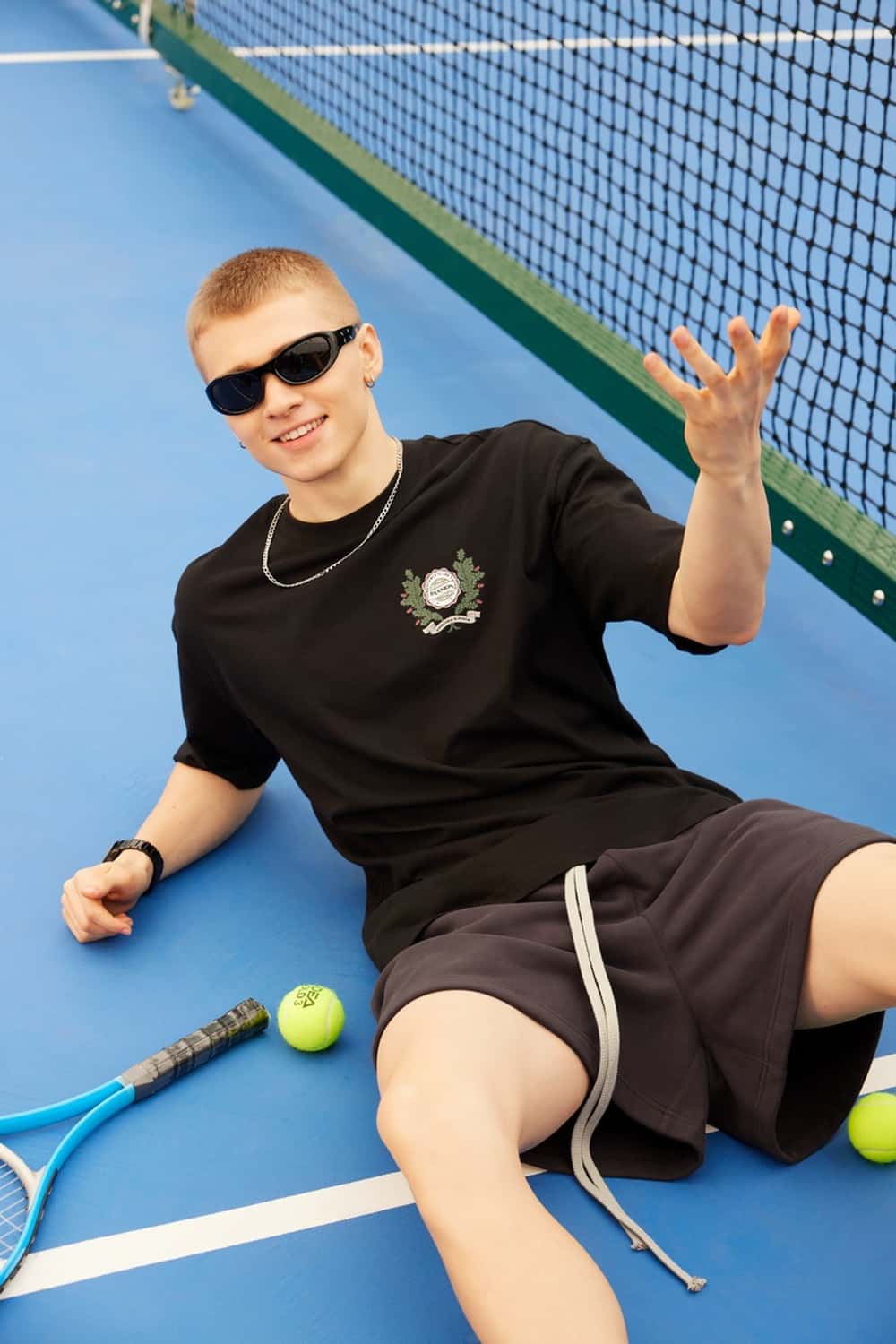 Drawstring Sweat Shorts - Coffee