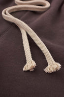 Drawstring Sweat Shorts - Coffee
