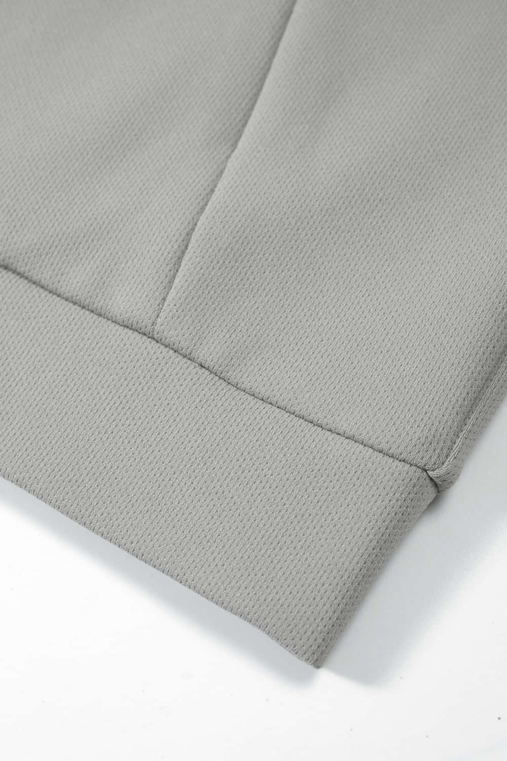 Fleece Stand-Collar Zip Jacket - Layered Rock Gray
