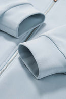 Stretch Full-Zip Hooded Jacket - Blue