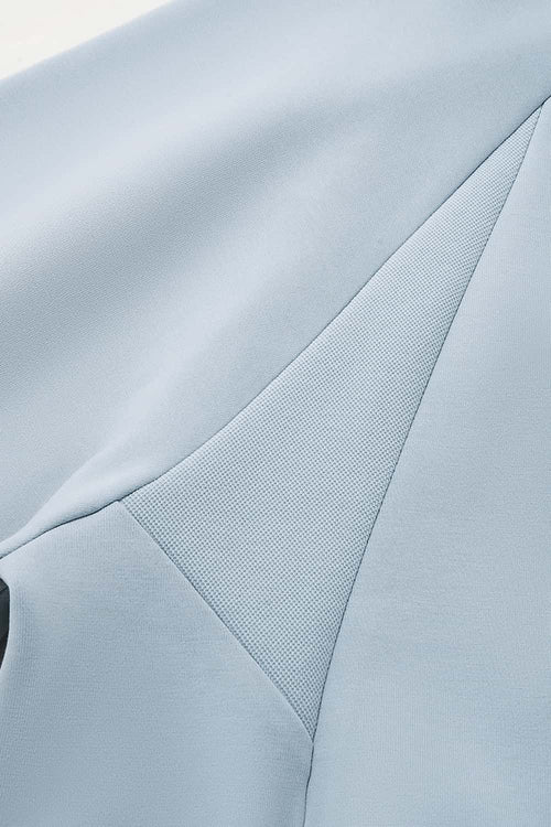 Stretch Full-Zip Hooded Jacket - Blue