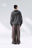 Stretch Full-Zip Hooded Jacket - Dark Gray