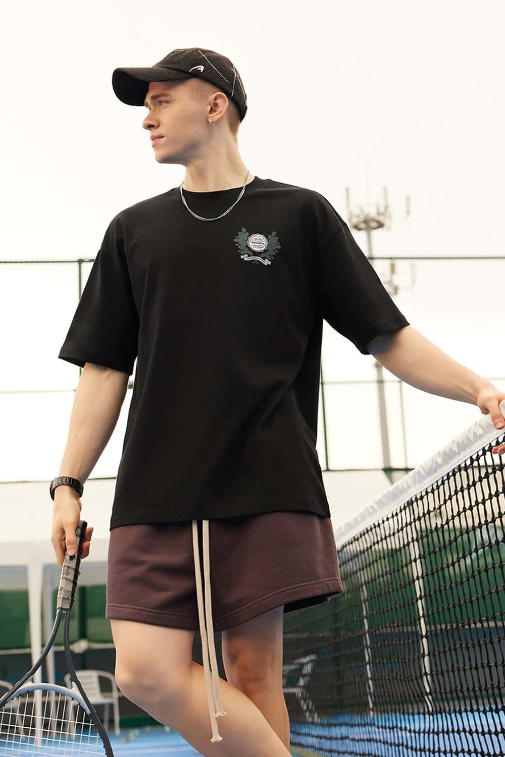 Graphic Loose Fit T-Shirt - Black