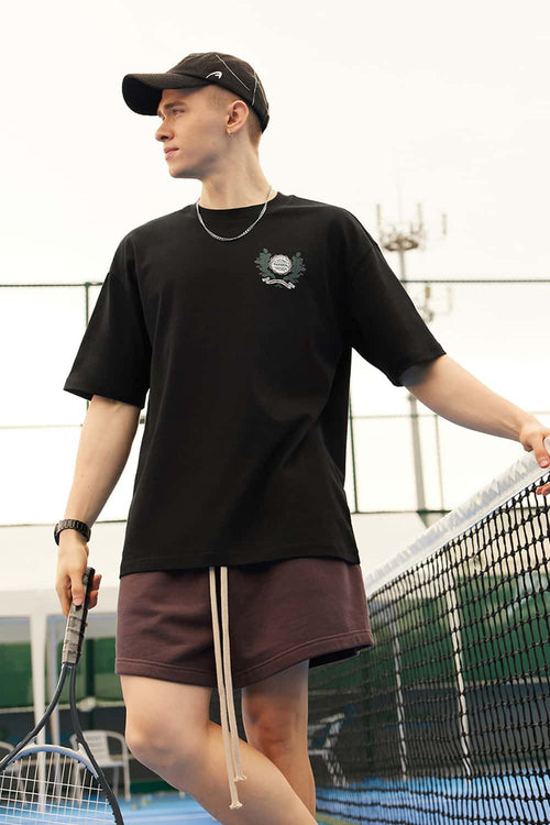 Graphic Loose Fit T-Shirt - Black
