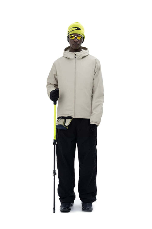Water-Repellent Insulated Hooded Jacket - Khaki