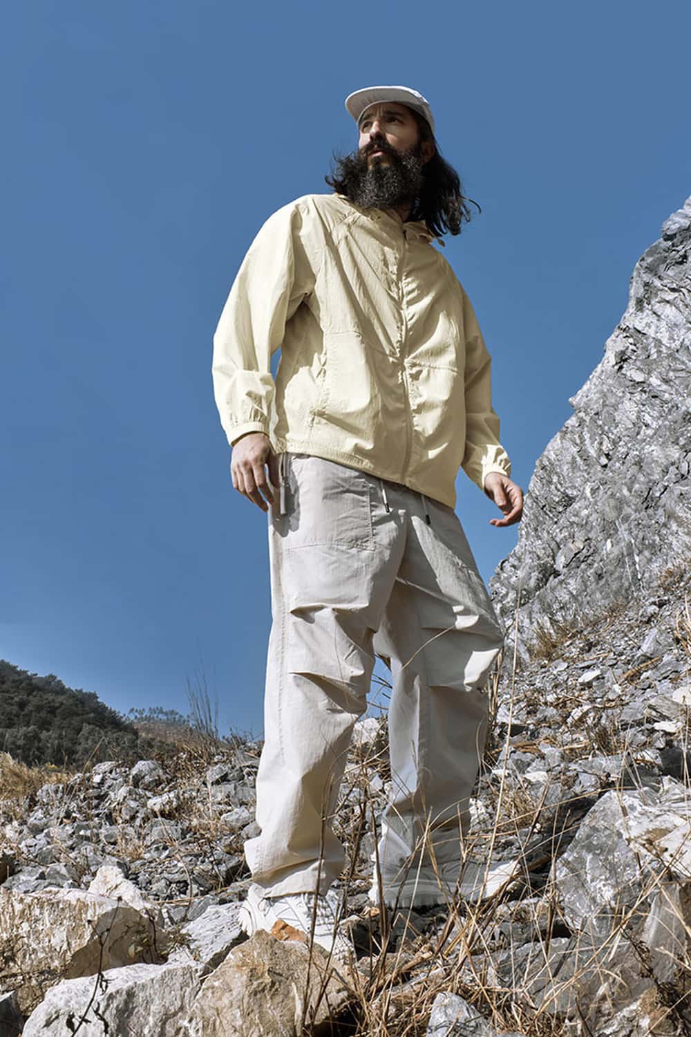 Outdoor UPF Hooded Sun Jacket - Yellow