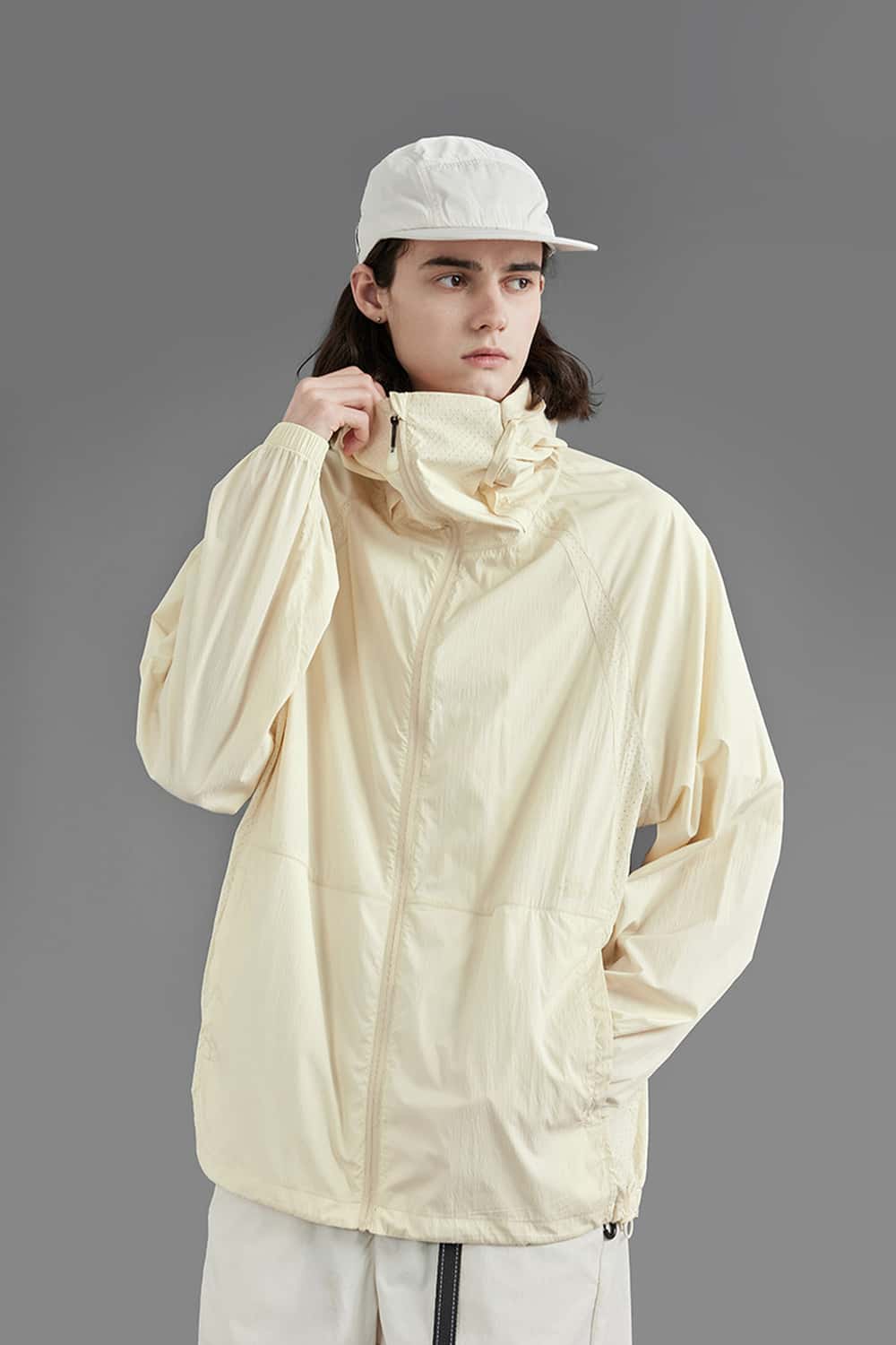 Outdoor UPF Hooded Sun Jacket - Yellow