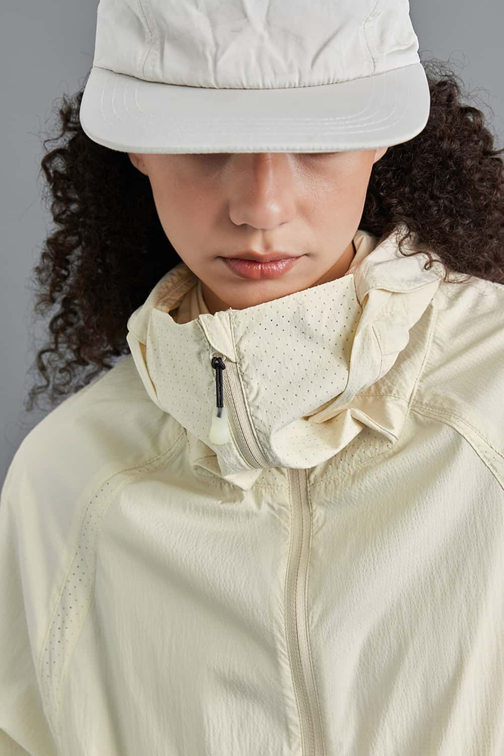 Outdoor UPF Hooded Sun Jacket - Yellow
