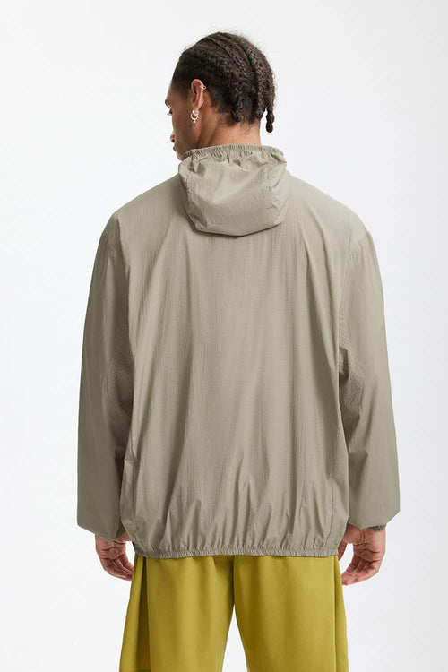 Lightweight UPF Hooded Shell Jacket - Khaki