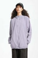 Lightweight UPF Hooded Shell Jacket - Light Purple