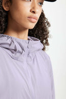 Lightweight UPF Hooded Shell Jacket - Light Purple