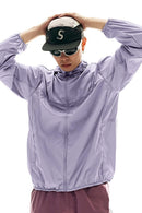 Lightweight UPF Hooded Shell Jacket - Light Purple