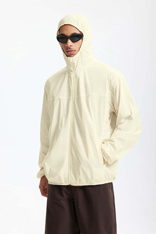 Lightweight UPF Hooded Shell Jacket - Yellow