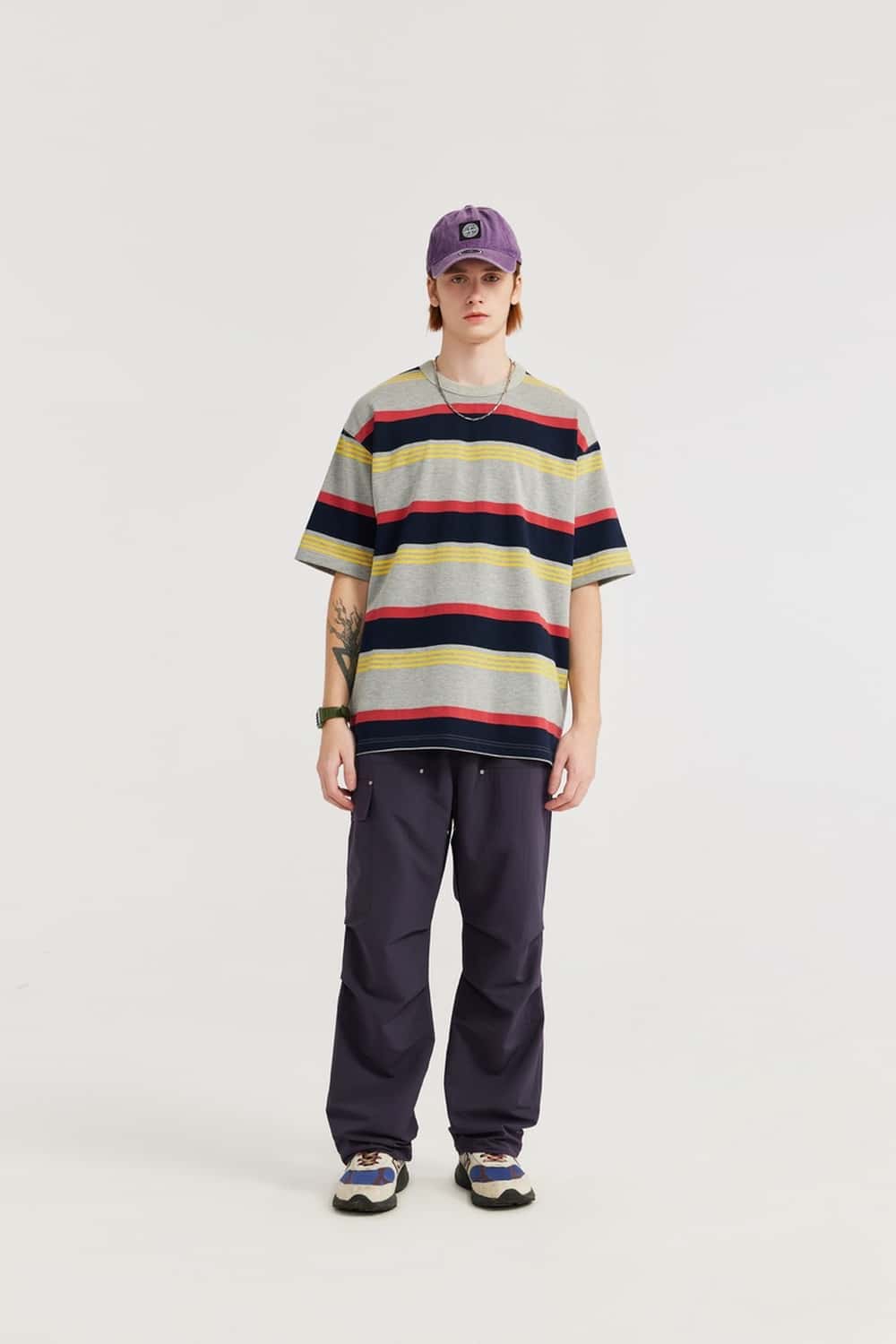 Moisture-Wicking Utility Cargo Pants - Purple