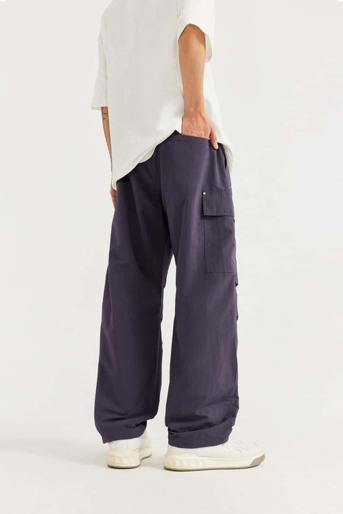 Moisture-Wicking Utility Cargo Pants - Purple