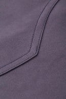 Rivet Detail Utility Long Shorts - Light Purple
