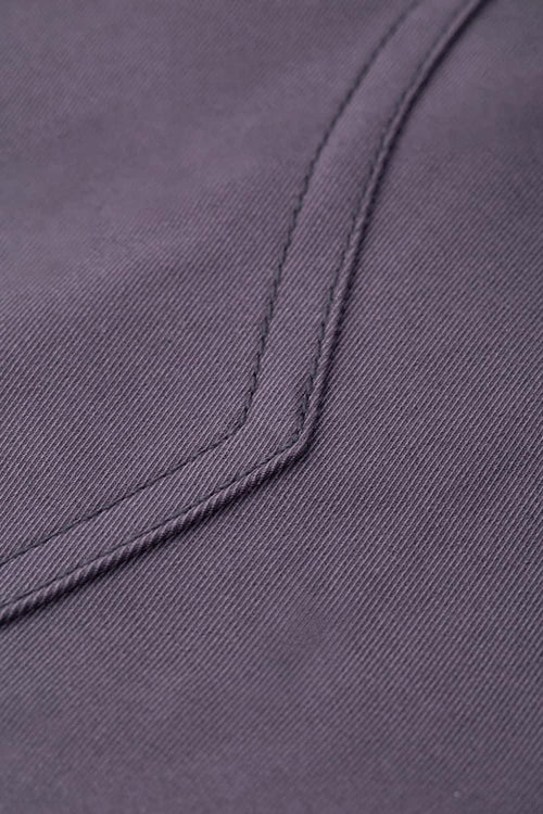 Rivet Detail Utility Long Shorts - Light Purple