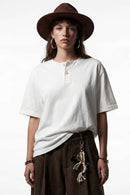 Relaxed Henley Cotton-Blend T-Shirt - Cream White
