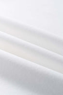 Relaxed Henley Cotton-Blend T-Shirt - Cream White
