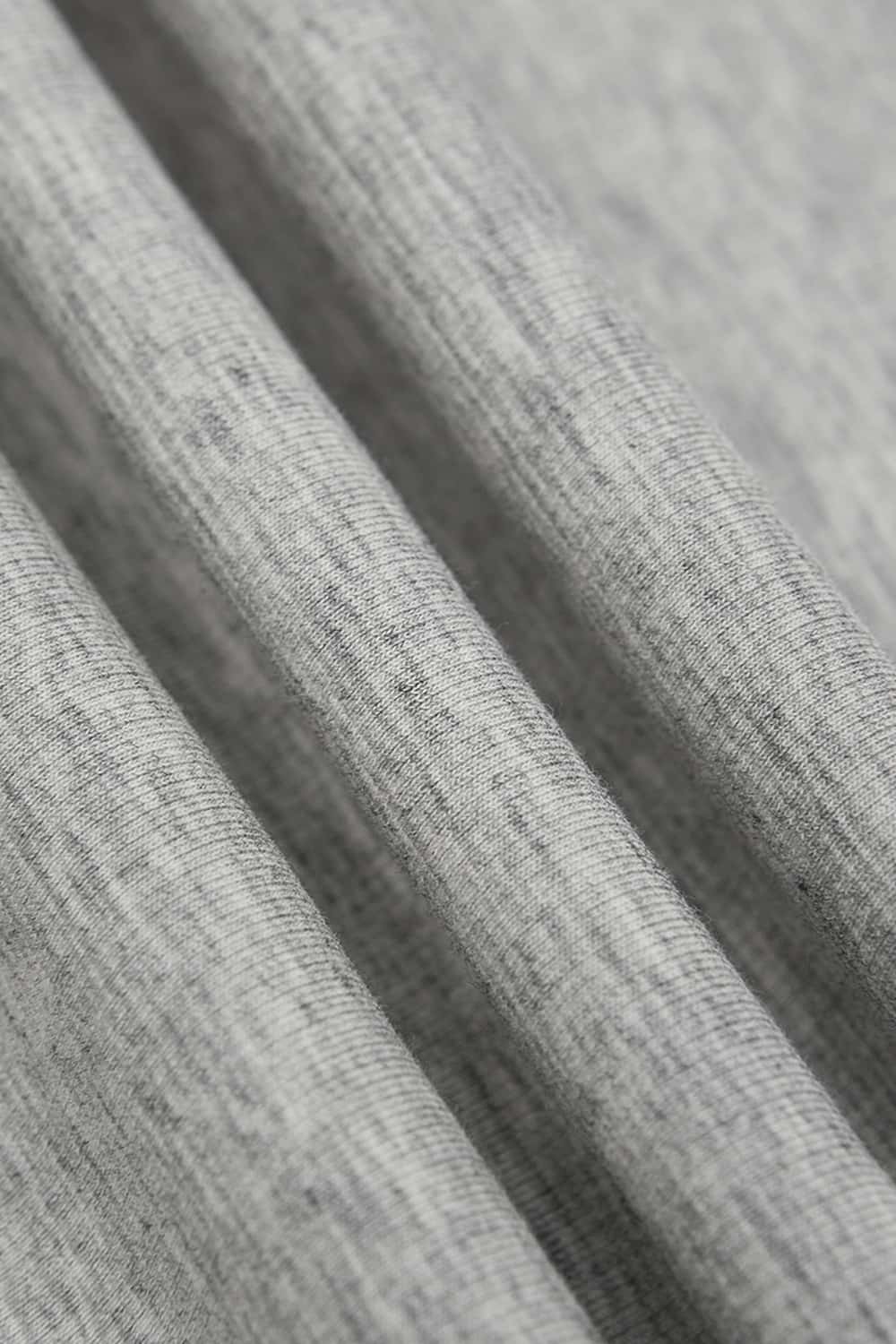 Wide-Leg Utility Knit Pants - Flower Gray