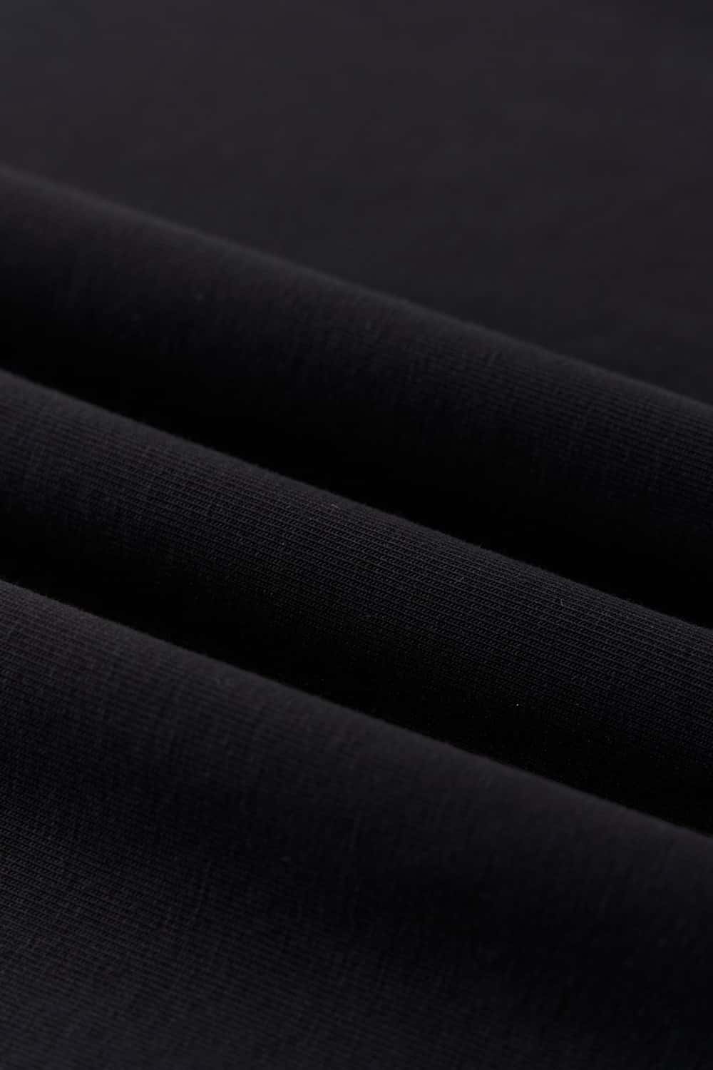 Back Graphic Loose Fit T-Shirt - Black