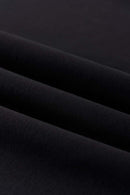 Back Graphic Loose Fit T-Shirt - Black