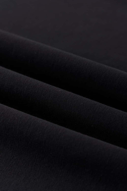 Back Graphic Loose Fit T-Shirt - Black