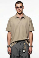 Taped Cool-Touch Polo Shirt - Khaki