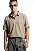 Taped Cool-Touch Polo Shirt - Khaki